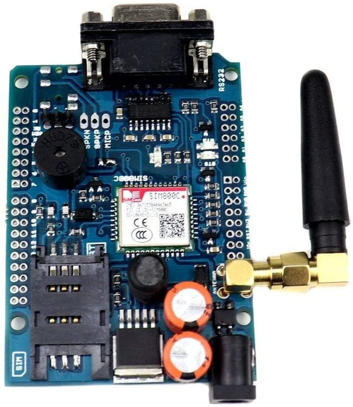 TRUSTECH GSM SIM800C Modem shield for arduino with Antenna Electronic Components Electronic Hobby Kit
