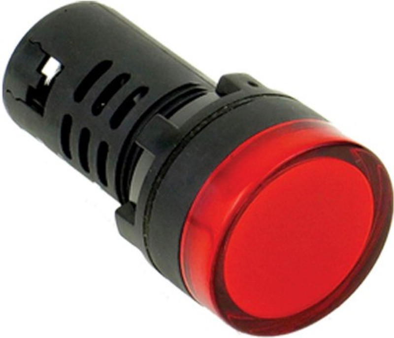 jivith TNI CONTROLS 22.5mm 230V AC 20mA Energy Saving LED Indicators Mounting Hole Size 22.5mm for Control Panel Pack of 1 Pcs (RED)(Green)