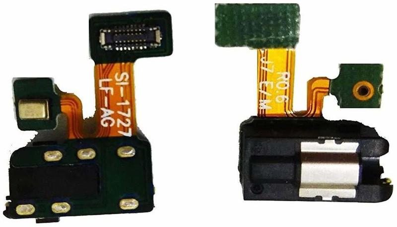 Shinzo Earphone Audio Jack Headphone Socket Handsfree Port Flex Cable with Microphone Compatible for Samsung Galaxy J7 Max (SM-G615F / SM-G615FU) -OG - Audio Jack Flex Cable
