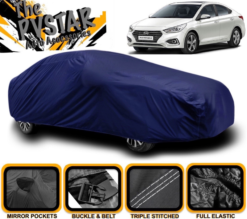 PVSTAR Car Cover For Hyundai Fluidic Verna(Blue)