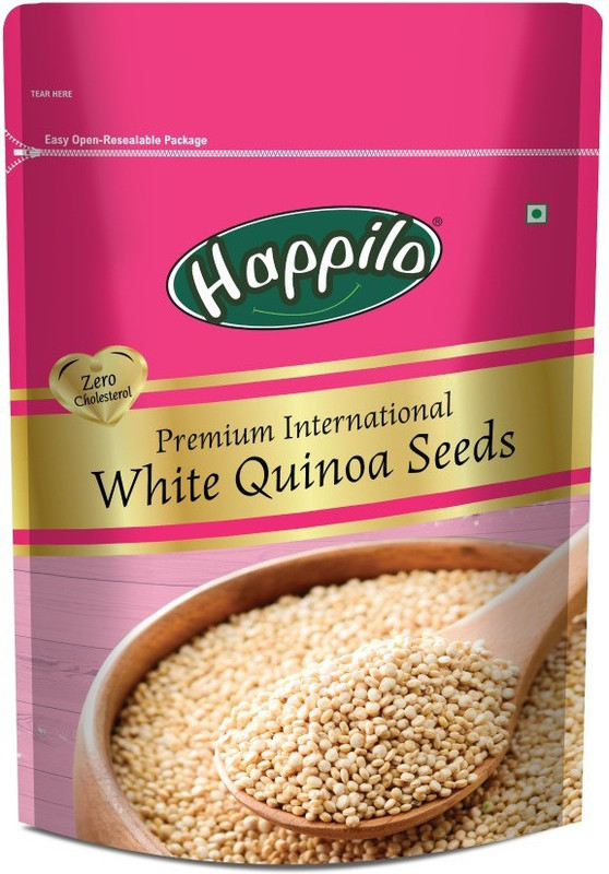 Happilo Premium Raw Gluten Free White Quinoa Seeds (500 g)