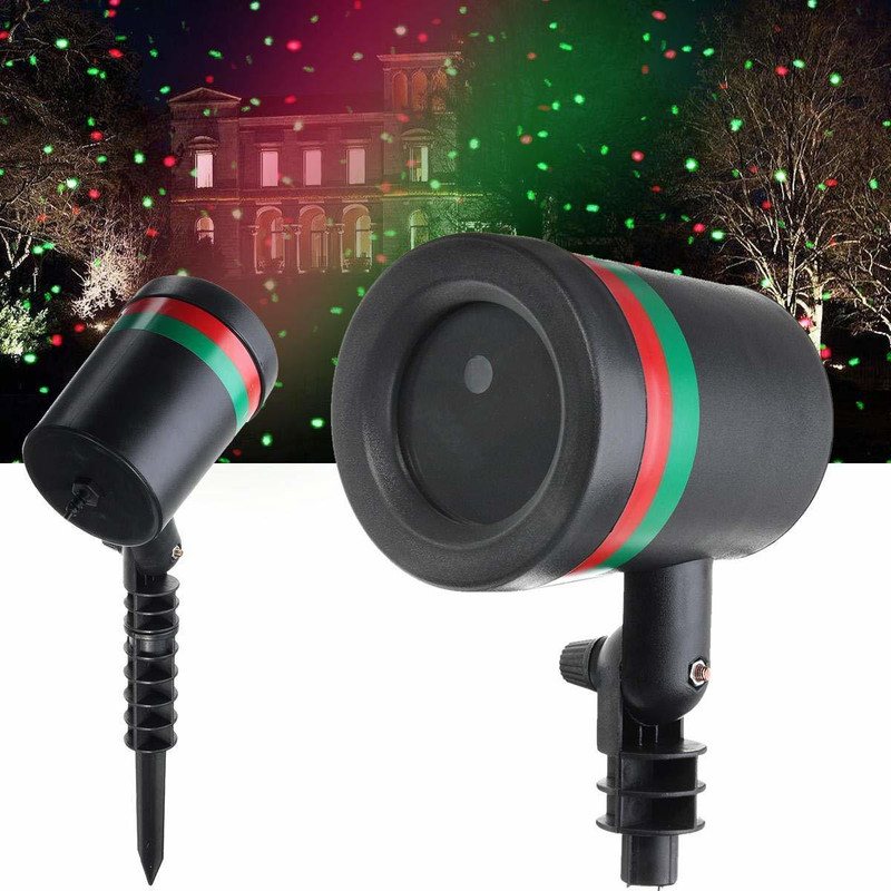 Dankhra EU Plug Laser Projection LED Star/Fairy Light Lamp for Diwali and Christmas Festival Celebration Outdoor Garden Lawn Landscape (Multicolour)(399 nm, multi)