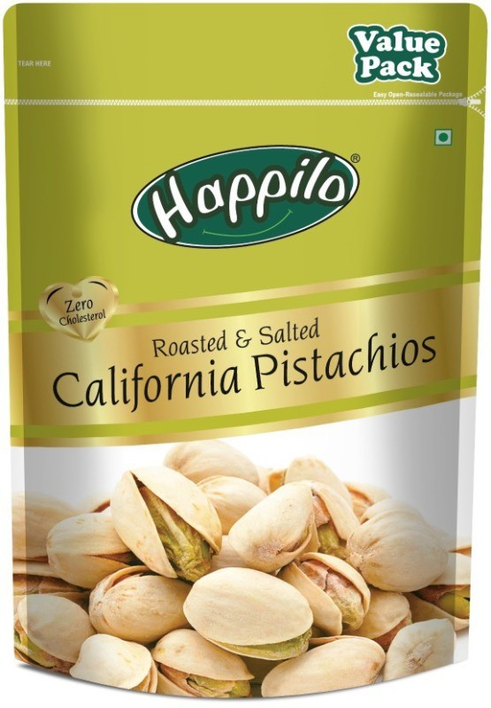 Happilo Premium Californian Roasted & Salted Pistachios 1000g Value Pack Pistachios