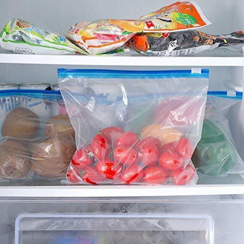 Organity Medium ( 9"X 10") Plastic Storage Pouch(Pack of 5)