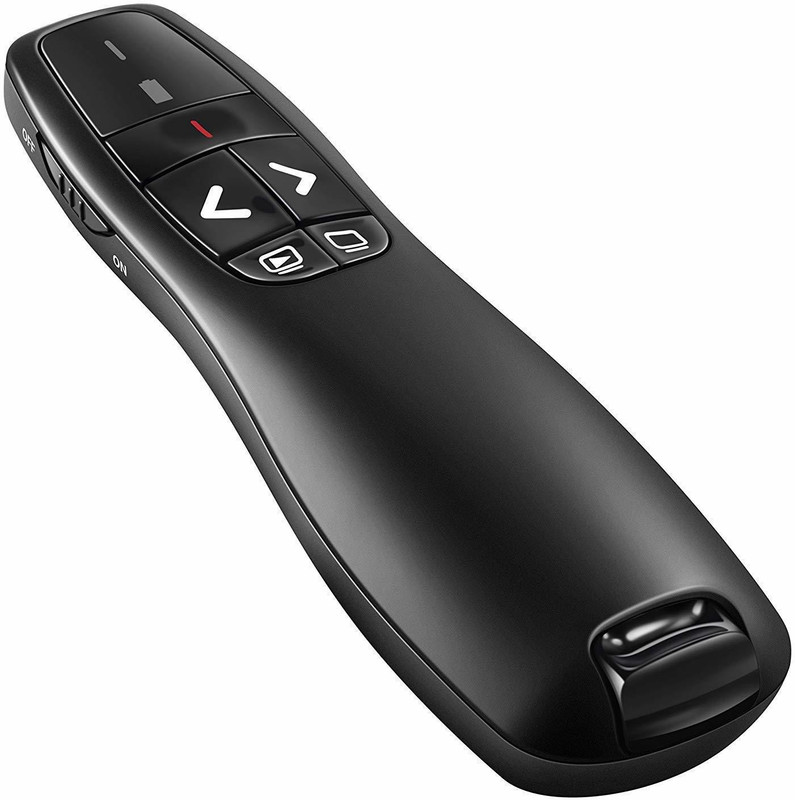 BTS PPT Presenter Slide Changer Controller with USB Receiver Slides Presentation Remote Presenter(Black)