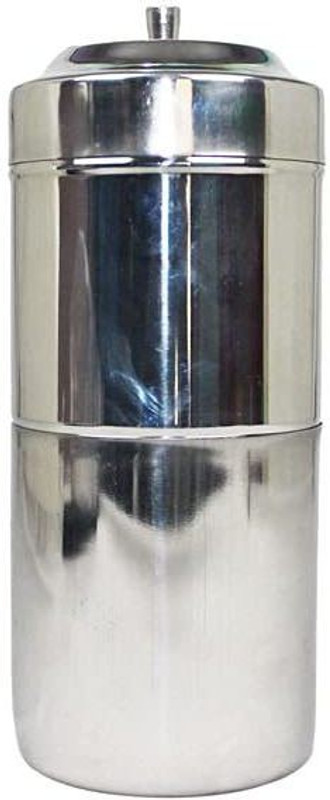 SEDI COFFEE FILTER stainless steel. SIZE 2, 200ML, make 3 to 4 cup of docoction 3 Cups Coffee Maker(Silver)