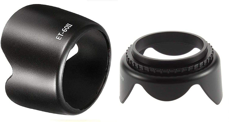 MILLETS et60 flower with 58mm hood_Millet  Lens Hood(30.5 mm, Black)