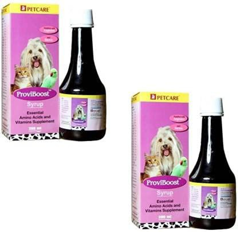 Pet Care Proviboost Syrup Vitamin Supplement for Dog 200ML (Pack of 2) Pet Health Supplements(200 ml)
