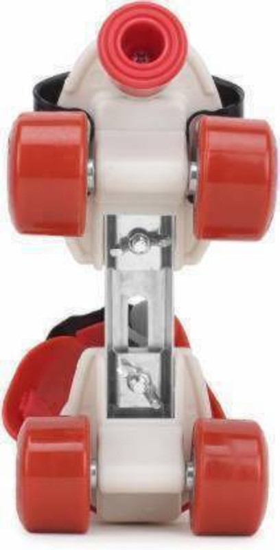 orazig Adjustable Roller Skates Shoe with Super Rubber Wheel Roller Skates -Roller SkatesRoller SkaKids Unisex Roller 4 Wheel Adjustable Skates Skating Shoes (6-15 Years,tings For Kids/Childrens With Front Breaks In-line Skates Roller Skates Quad Roller Skates - Size 4-8 UK (Red) Quad Roller Skates
