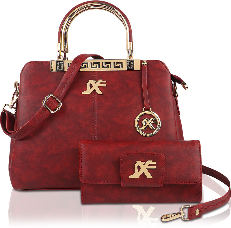SXF SPEED X FASHION Women Beige Hand-held Bag(Pack of: 2)
