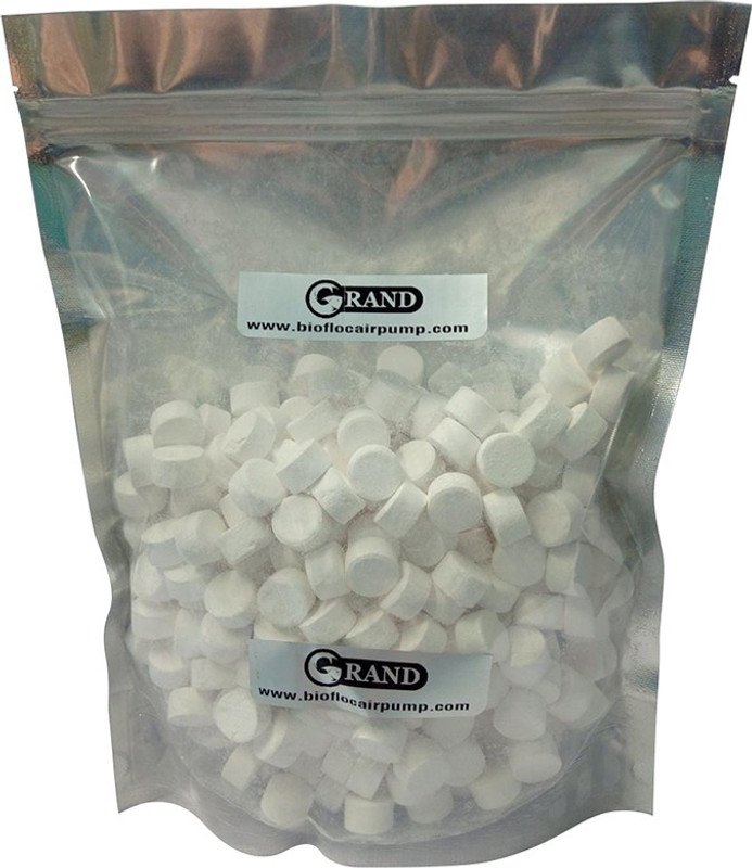 Grand OXY-IN Oxygen Tablet 1.0 Kg Aquarium Filter Cartridge(Circle 12 MM, Pack of 240)