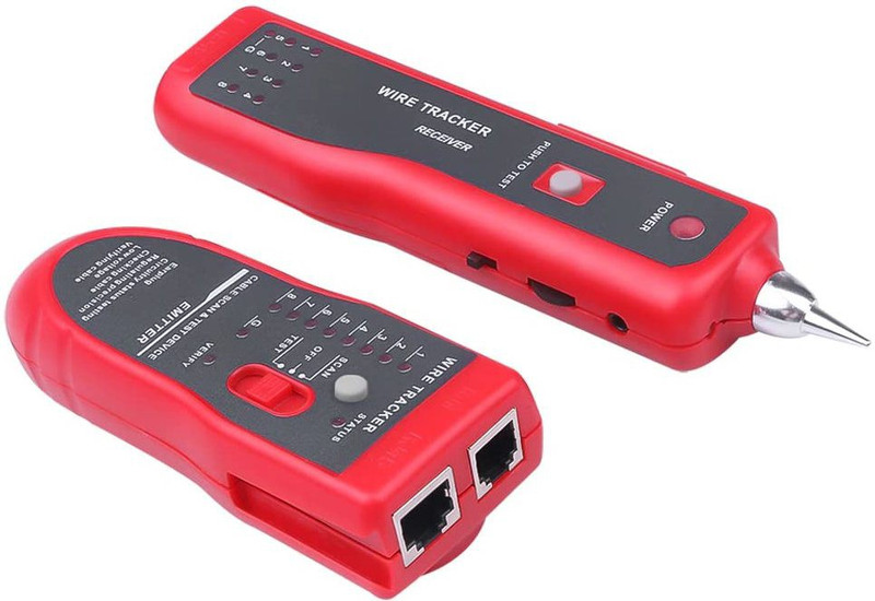 ULTRABYTES RJ11 RJ45 Cat5 Cat6 Telephone Wire Tracker Tracer Ethernet Network Cable Tester Analog Multimeter(3200 Counts)