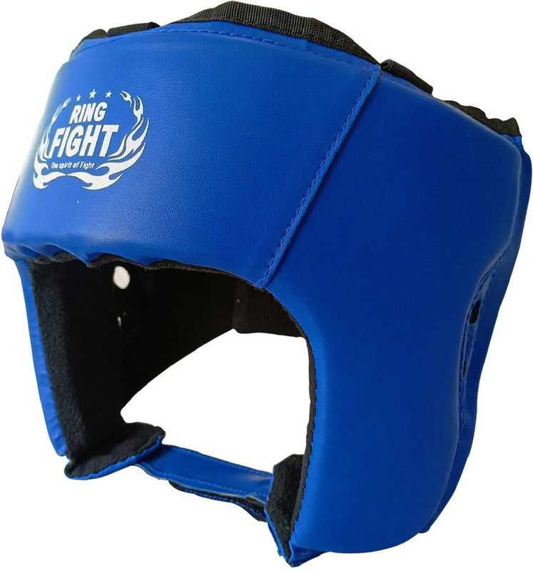 Ring Fight Boxing Karate Headgear MMA Taekwondo Martial Arts Kick Sparring Boxing Head Guard(Blue)