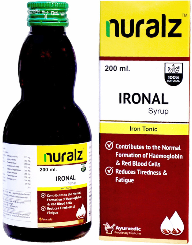 nuralz Ironal Syrup (Pack of 1 X 200 ml)200 ml(200 ml)