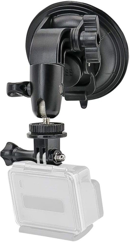Yantralay Bendable Neck Suction Camera Mount(Black)