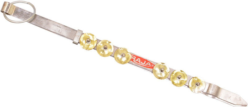 NEXTOMART Chimta Musical Fire Tongs With Jingles For Kirtan/Bangra Chimta Instrument Chimta Jhikka Musical Instrument (N-100038) Chimta Instrument