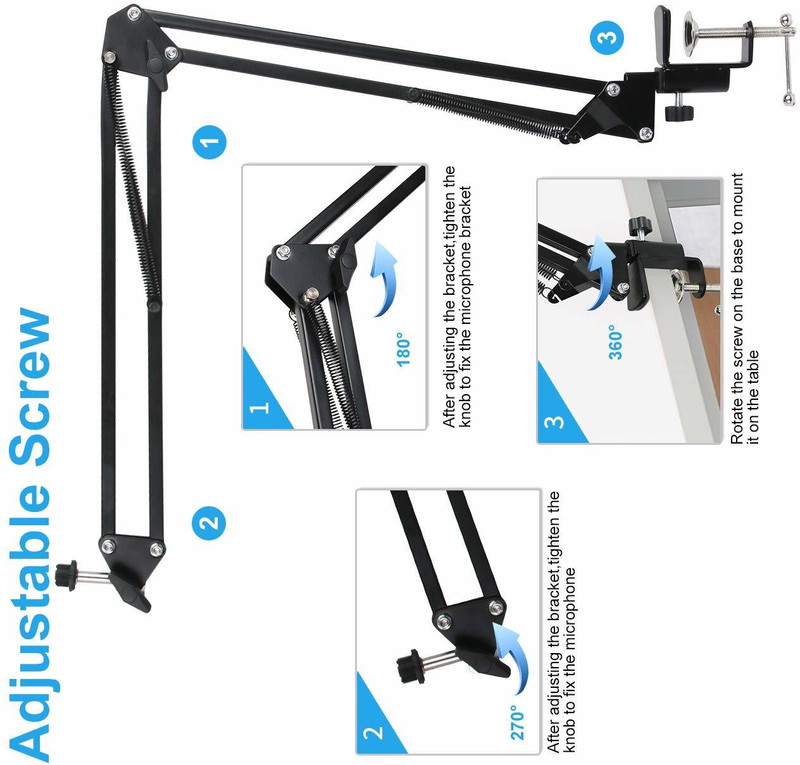 STANDA FOLDING DESK MIC STAND NB 35 Microphone Stand