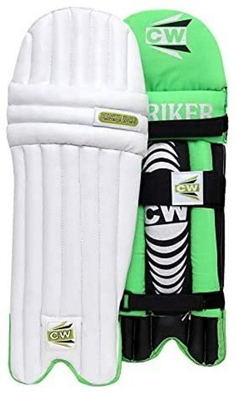 CW Club Cricket Batting Pads Best FIT Adjustable Strap Leg Support (Pack Of 1 Pair) Boys (32 - 35 cm) Batting Pad(White, Blue, Ambidextrous)