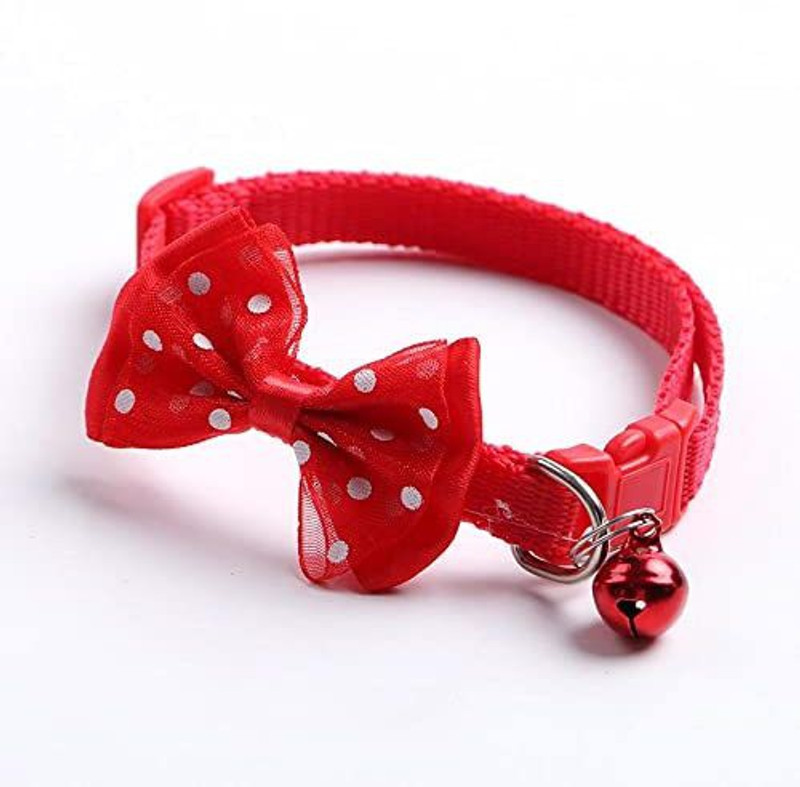DogTrust Bell Cat Collar Charm(Red, Rectangle)