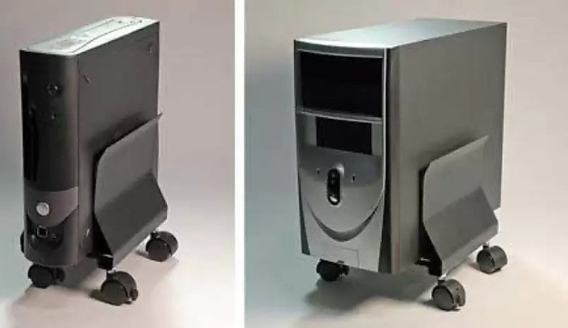 Vrushti High Grade Metal CPU Trolley (Black) /CPU Trolley Metal/CPU Trolley CPU Holder(Iron)