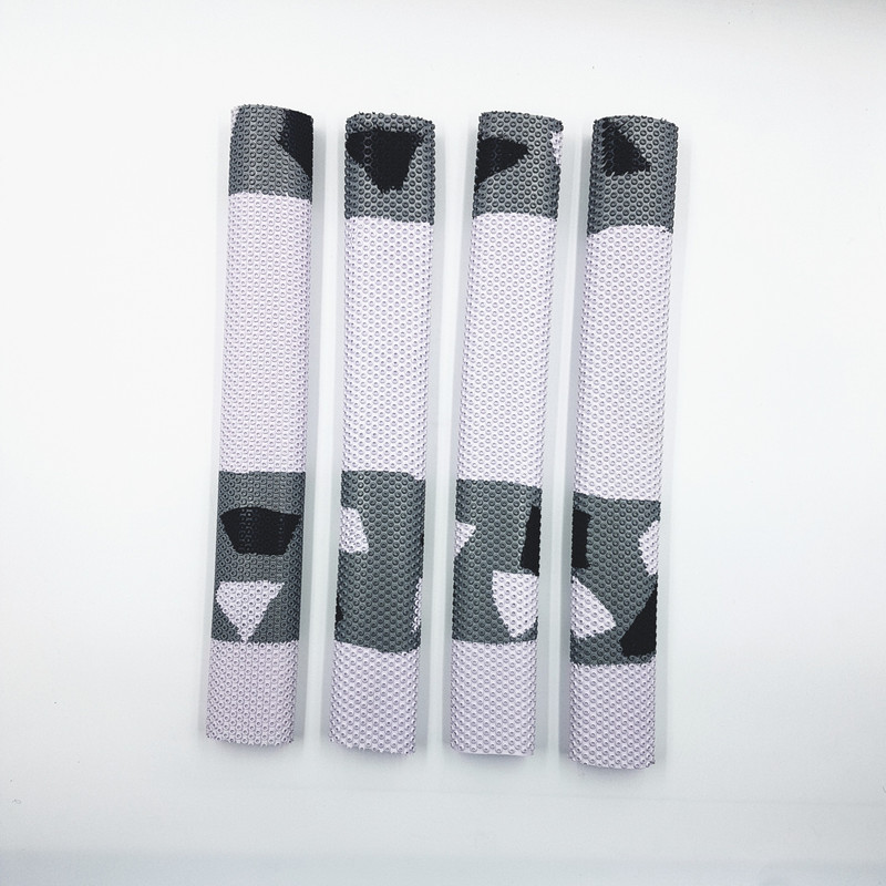 Kyrios Rubber Cricket Bat Handle Replacement Grip - Pack of 3 White,Gray Super Tacky(Pack of 3)