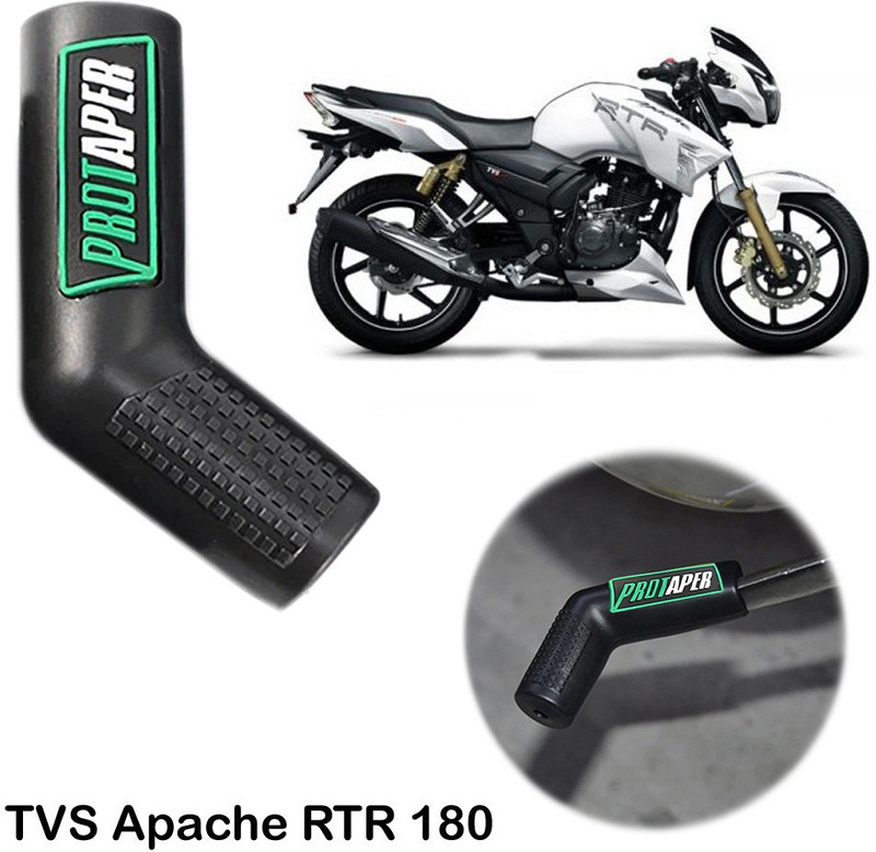 AXWee Pack of 1 Imported Black & Green Motorcycle Rubber Gear Shiftier Sock Boot Shoe Protector Shift Cover for TVS Apache RTR 180 Gear Shift Collar