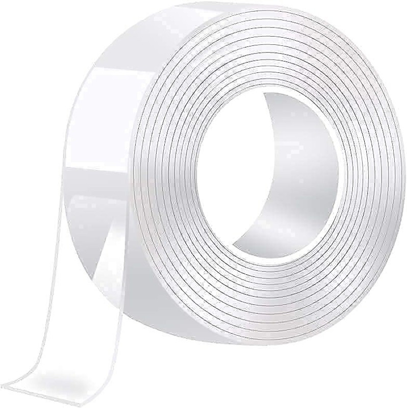 HMA Enterprise 3 Meter Double Sided Tape - Adhesive Silicone Tape, Heavy Duty, Heat Resistant Grip Tape(White)