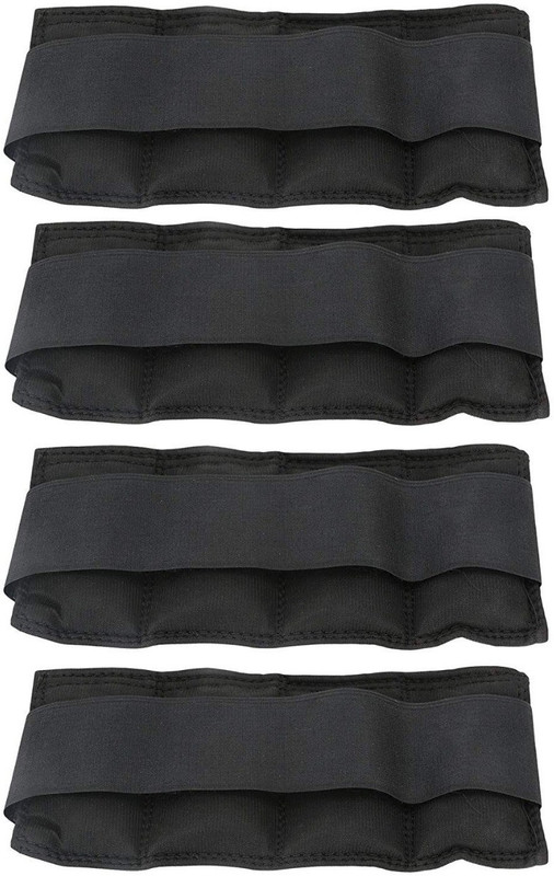 Rebalance India Weight Cuff set 0.5kg/1kg/1.5kg/2kg physiotherapy Black Ankle & Wrist Weight(0.45 kg)