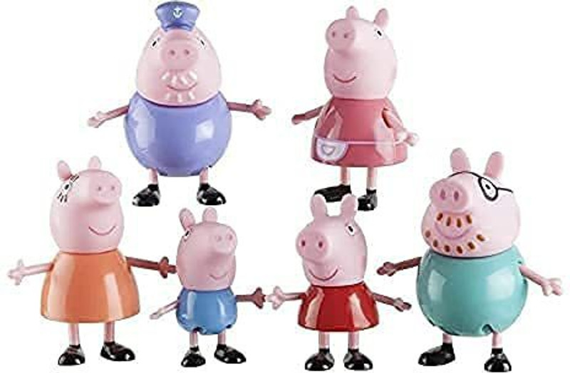 Amaflip Pig Family Toy Set of 6 Best Gift for Kids