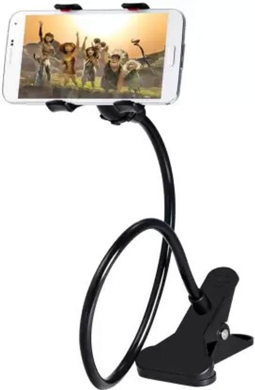 Casa Tech Lazy Mobile Stand Phone Holder Mount Stand Gooseneck Long Arm Clip Compatible with All Mobile phones for Watch Movies, Videos Attend Online Classes Single Gimbal for Mobile(200)