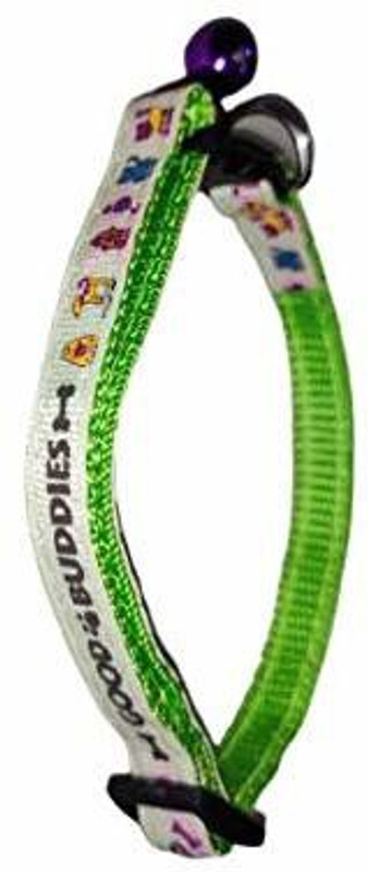 DogTrust Bell Cat Collar Charm(Green, Ball)