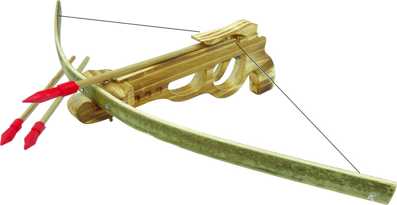 poksi King-Sport Series Children's crossbow for kids Gun Toy with Sports Leisure Outdoor Games Boy Birthday Gift- (Golden)