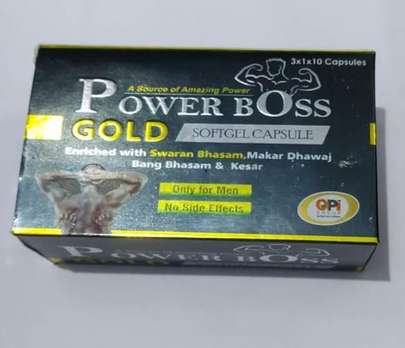 OPIGESIC POWER BOSS GOLD CAPSULES(Pack of 3, 30 Capsules)