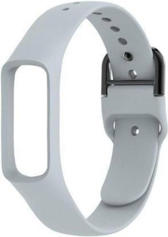 Asotai Soft Silicone Sport Band Straps Compatible with Samsung Galaxy Fit 2 SM-R220 Bracelet Replacement Watchband Compatible with Samsung Galaxy Fit2 R220 Smart Band Strap(Grey)