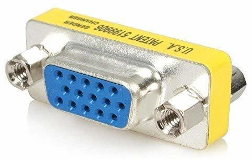 Etzin Female Mini Gender Changer FEMALE TO FEMALE USB Adapter(Black)