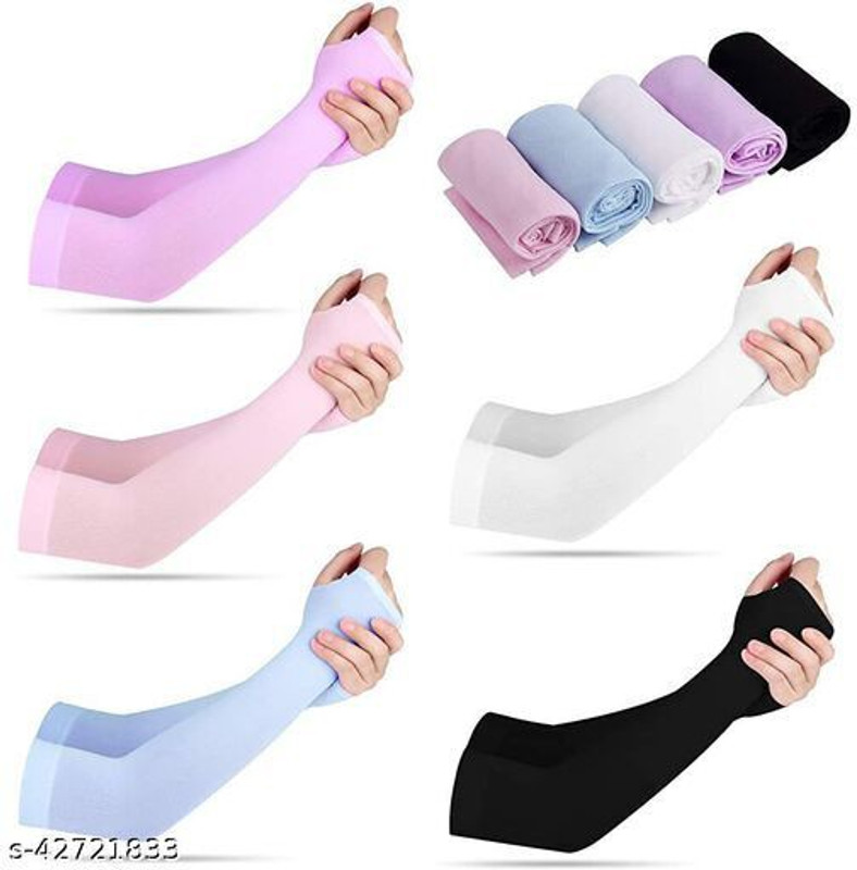 UPAREL Cotton Arm Sleeve For Men(Free, Multicolor)