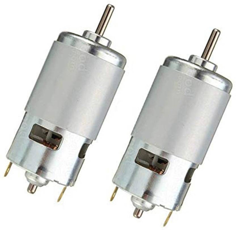 samest High Power 12 Volt Big Core DC Motor High Torque 6000 RPM (2 pc 555 Motor) Motor Control Electronic Hobby Kit