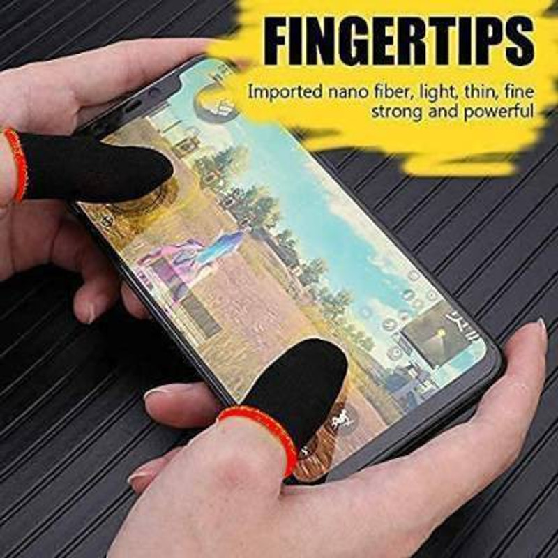 Creeknest tech Sleep-proof Screen Thumbs Finger Sleeve for PUBG Mobile Game(2ps) Gaming Finger Sleeve(Pack of 2)
