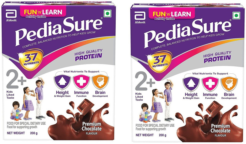 Pediasure Premium chocolate 200 gram pack of 2(2 x 200 g)