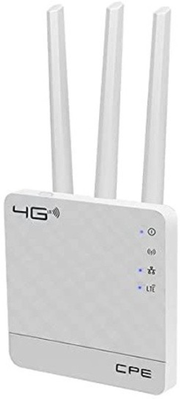 CareME CPE AF-790 Wireless 4G LTE, Wi-Fi 4G Ultra Speed, IMEI Based,Secure Network,Plug and Play, Parental Controls, Guest Network, with Nano SIM Card Slot, WiFi Router 4G Router 5 GHz, 2.4 GHz 300 Mbps Wifi Speed Dual Band External Antenna MiFi (Sim Based)(White)