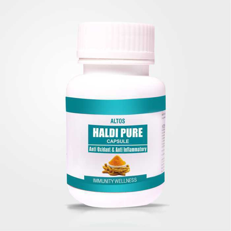 ALTOS Haldi Pure Capsule | Anti Oxidant & Anti inflammatory(60 Capsules)