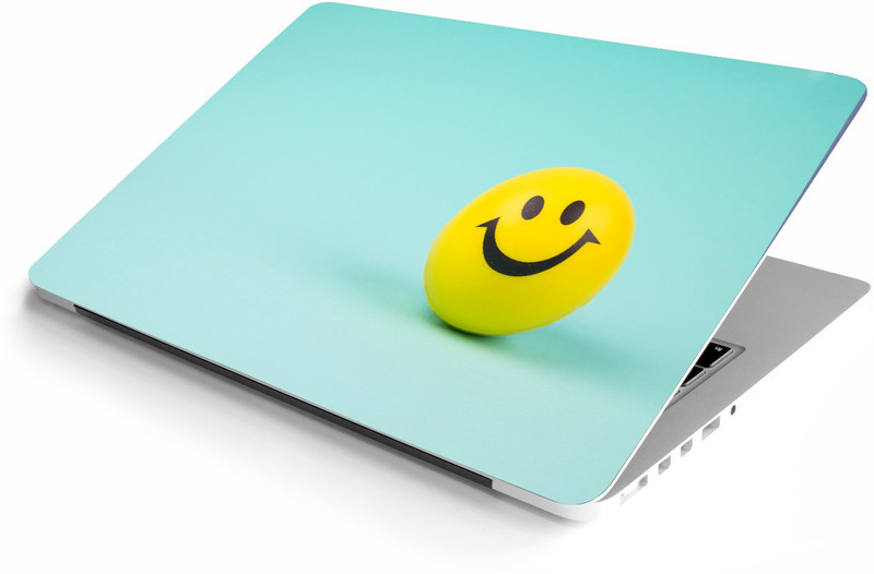 NoWorries Happy smiles Laptop skin sticker | PVC | 17x11inch | HD-Print | Laptop Skin Decals | PVC VINYL Reusable Laptop Skin Compatible for 17 inch(Theme: Signs & Symbols)