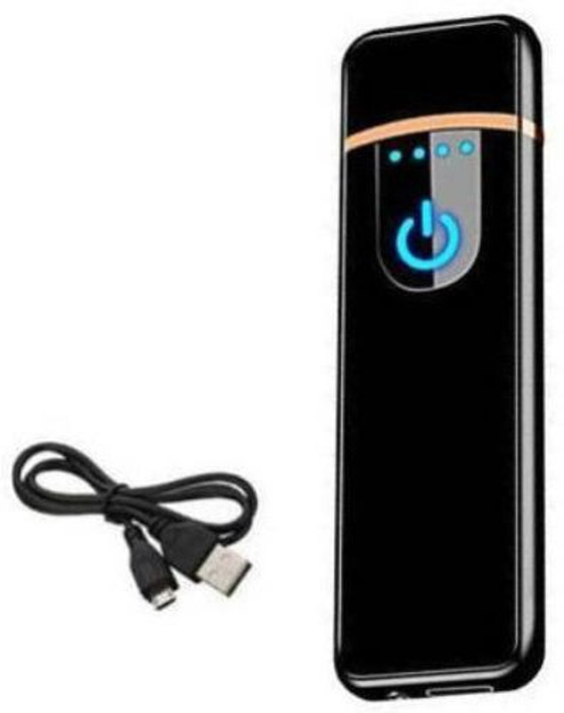 GUGGU FGJ_672S_Touch Lighter |Battery Indication Touch Screen Sensor Lighter FGJ_672S_Touch Lighter |Battery Indication Touch Screen Sensor Lighter Cigarette Lighter(Black)