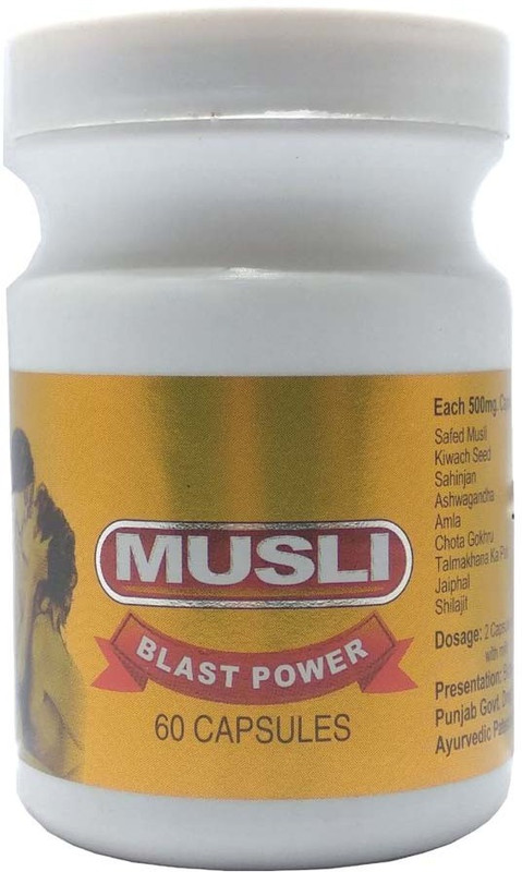 Jickosm f01 Ayurvedic Musli Blast Power Capsule For Stamina Booster(60 Capsules)