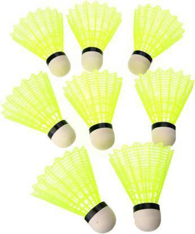 NV COLLECTION 77-i-10 Classic Badminton Shuttle Pack of 10 Plastic Shuttle - Multicolor(Medium, 77, Pack of 10)