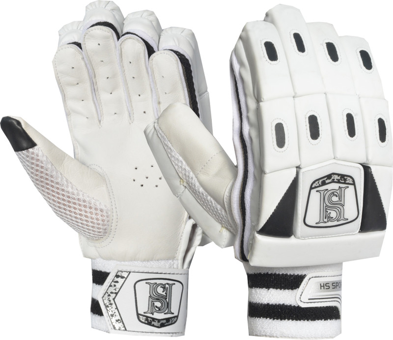H S Sports PLAYER CHOICE 2.0 MENS Batting Gloves(White, Black)
