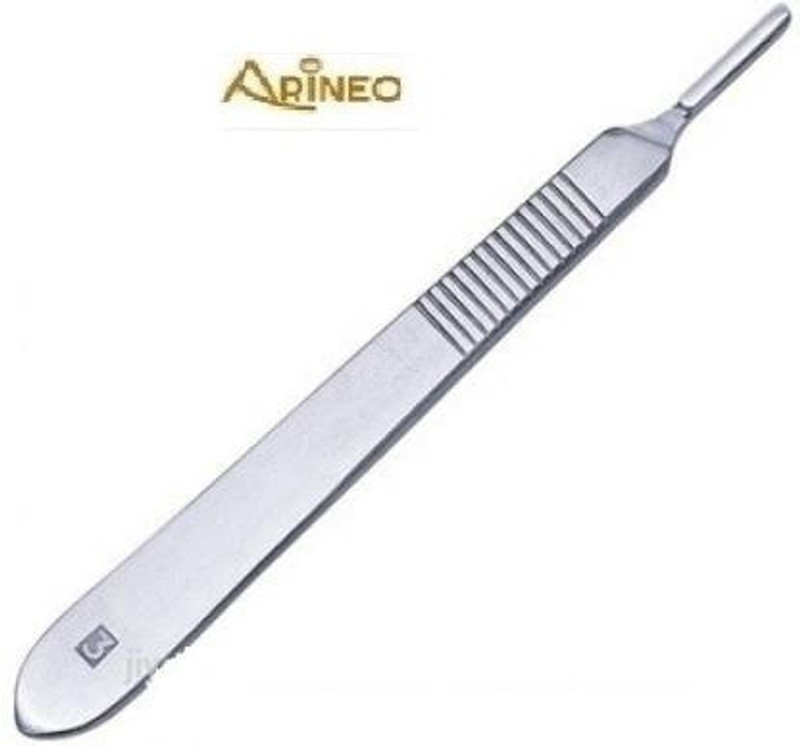 ARINEO Surgical Instruments Blade Handle No 3 Utility Forceps(PACK OF 10) Utility Forceps