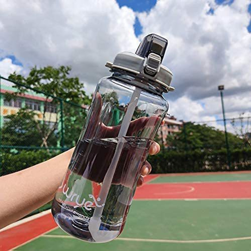Krivon Sports Water Bottles,Unbreakable Shaker with Portable Wide Mouth,Travel Bottle 3000 ml Plastic Bottle(Pack of 1, Multicolor)