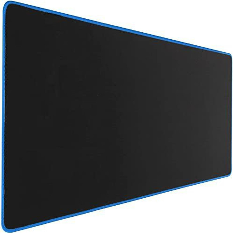 Fedus Pack of 1 Pad Non-Slip Base Professional Gaming Large Mouse Pad (600X300MM) Waterproof and Foldable Pad, Computer Game Mouse Mat Desktop Pad Gamers,Desktop,Laptop,Keyboard (Black-Red) Non Slip Base Mousepad(Black & Blue)