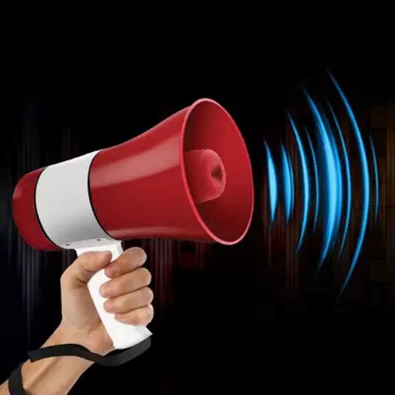Svojas Speaker 50 Watts Handheld Megaphone with Talk Record Play Siren Music&Tour Megaphone Loudspeaker Professional 50W Megaphone Portable Bullhorn with Siren, Voice Recorder Handheld Mic Music/USB and TF Plugs Indoor, Outdoor PA System (50 W) Indoor, Outdoor PA System(50 W)